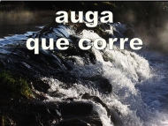 Auga que corre. (A auga na cultura galega)